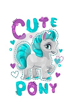 Little pretty pony girl.