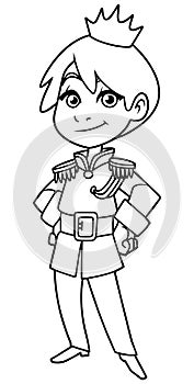 Little Prince Line Art