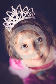 Little princesswith diamond crown