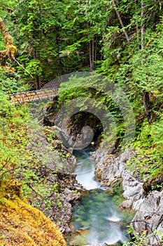 Little Qualicum Falls on Vancouver Island, Canada