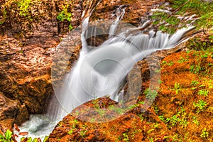 Little Qualicum Falls on Vancouver Island, Canada