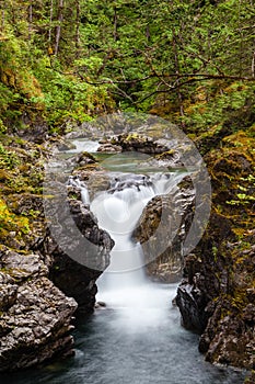 Little Qualicum Falls on Vancouver Island, Canada