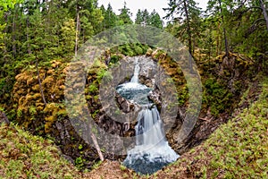 Little Qualicum Falls on Vancouver Island, Canada