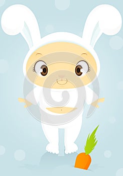 Little rabbit baby boy