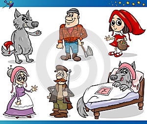 Little red riding hood characters