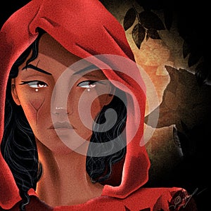 Little Red Riding Hood dark version