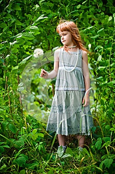 Little redheaded girl