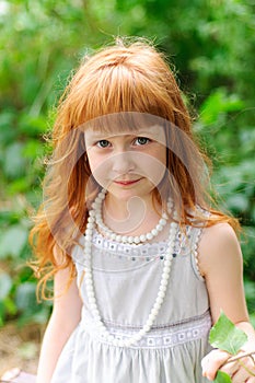 Little redheaded girl