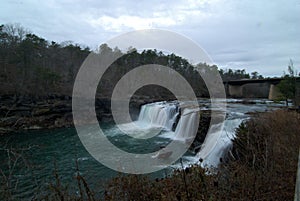 The Little River Canyon Falls near Ft Payne, Alabama