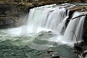 The Little River Canyon Falls near Ft Payne, Alabama