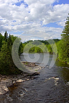 A little river with some rapids