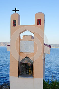 Little road chapel near Kissamos town, Crete