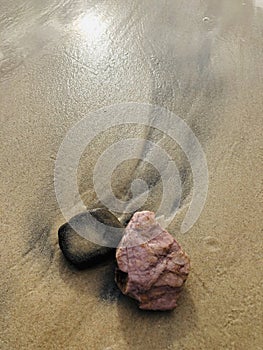 Rocks on the beach