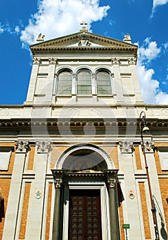 Little Sacro Cuore church in Rome near Termini station