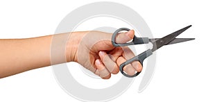 Little scissors for kids. Preschool education supply