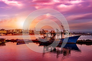 The Little Sea, in Taranto, South of Italy photo