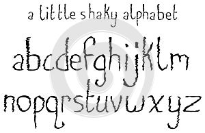 A Little Shaky Alphabet