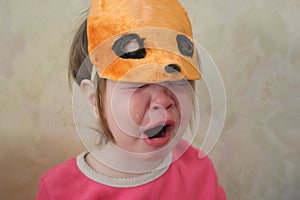 Little squirrel crying