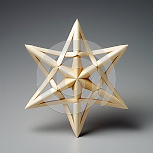 Little Star: Geometric Wood Art Inspired By Ssaku Hanga