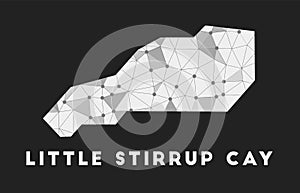 Little Stirrup Cay - communication network map of.