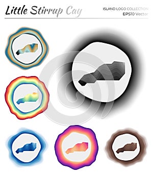 Little Stirrup Cay logo collection.