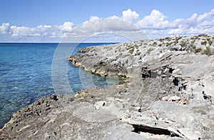 Little Stirrup Cay Rocky Eroded Shore