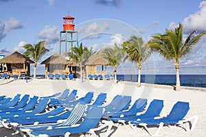 Little Stirrup Cay Tourist Beach In The Morning