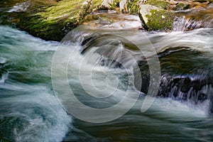 Little Stony Creek Trout Stream in the Jefferson National Forest, USA