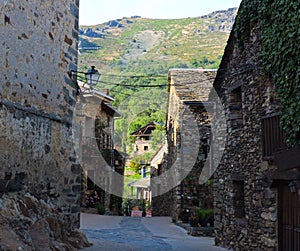 Street in Valverde de los Arroyos, Castilla-La Mancha, Spain photo