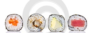 Little sushi maki roll isolated