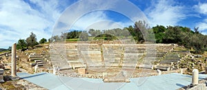 The Little Theatre of Ancient Epidaurus, Peloponnese, Greece photo