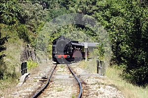 Little tourist steam train from Anduze photo