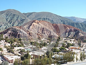 Little town of Purmamarca, Jujuy, Argentina photo