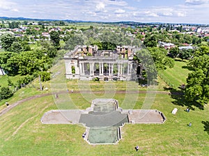 Little Trianon. Constantin Cantacuzino Palace in Floresti, Prahova,, Romania