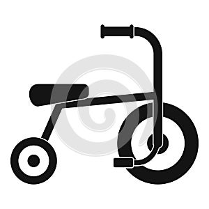 Little tricycle icon, simple style