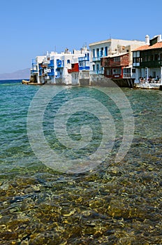 Little Venice in Mykonos, Greece