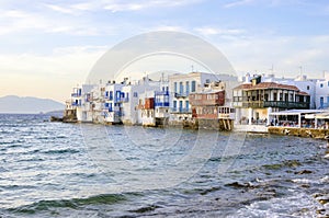 Little Venice, Mykonos, Greece photo