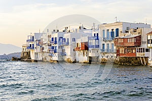 Little Venice, Mykonos, Greece photo