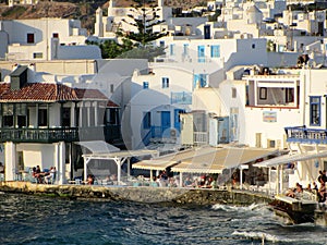 Little Venice, Mykonos Greece