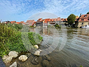 Little Venice with Regnitz in Bamberg Bavaria
