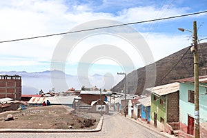 Landscape of a little village in the Mountains / fotografÃÂ­a de un pueblo en las montaÃÂ±as PerÃÂº photo