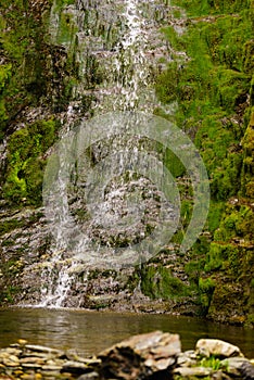 Little waterfall in mountains, Norway