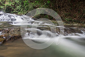 A little waterfall in thailand .