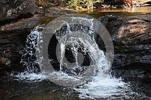 A little waterfall will goes to main waterfall which height 350 feet.