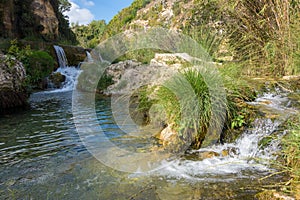 Little waterfalls at Gorgo de la Escalera