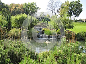 A little waterfalls in the messuage Meghigorye