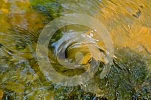 little whirpool in a creek