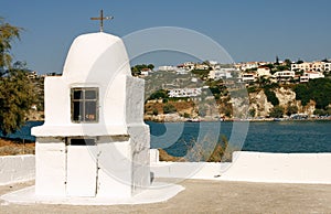 Little white chapel Crete