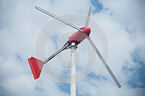 little wind mill for private electricity production