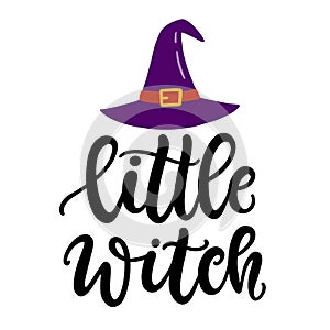 Little witch. Halloween Party Poster